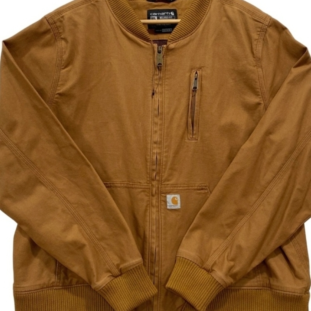 Carhartt Tan Bomber Jacket